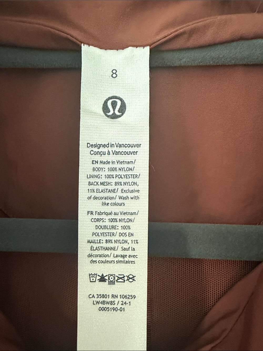 lululemon athletica always effortless cropped rain jacket with hood - Picture 2 of 2
